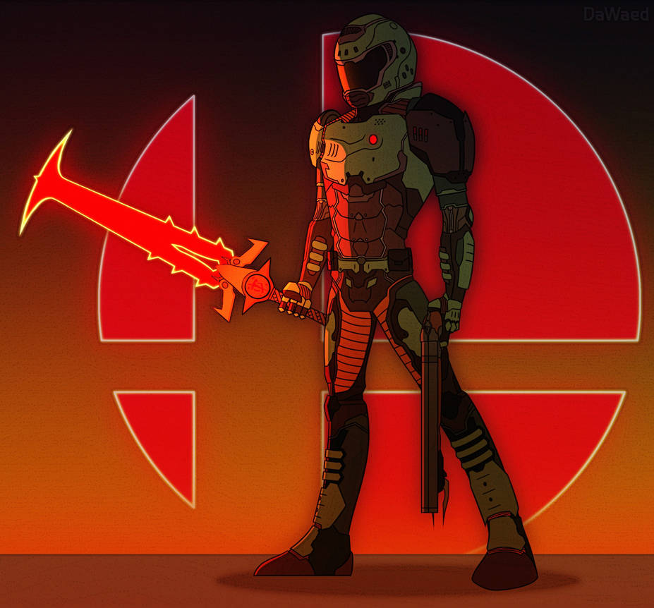 Doomguy Mario DoomGuy Fanart by DaWaed on DeviantArt