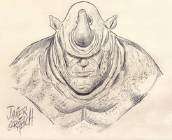 SKETCH OF RHINO
