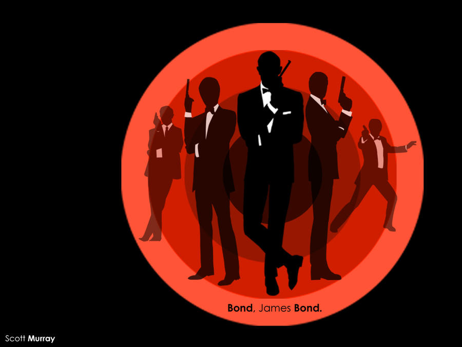 James Bond Montage Wallpaper by ScottMU on DeviantArt