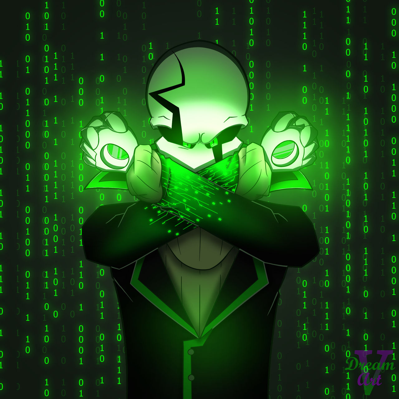 Matrix Profile Picture by DreamArtV on DeviantArt