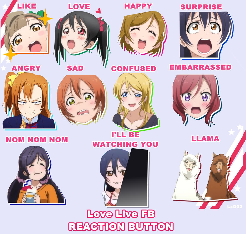 Love Live Facebook Reaction By Edline02 On Deviantart Love Live Facebook Reaction By Edline02 On Deviantart