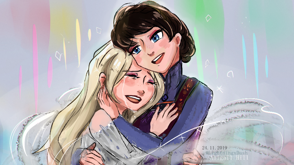Frozen 2 - Elsa and mother Iduna by AuroraWGrice on DeviantArt