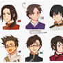 Hetalia (APH) - East Asia (Male countries)