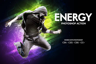 Energy Photoshop Action