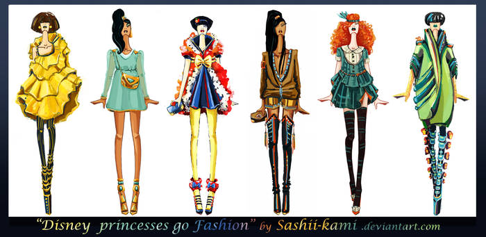 Disney princesses go fashion I