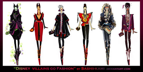 Disney villains go fashion II