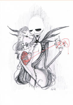 Jack Skellington and Sally