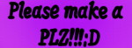 Make a PLZ support banner 2 by Iloveyoukisshu