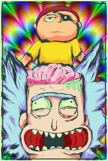 Rick-and-morty-trippy-wallpaper by Otar3000 on DeviantArt