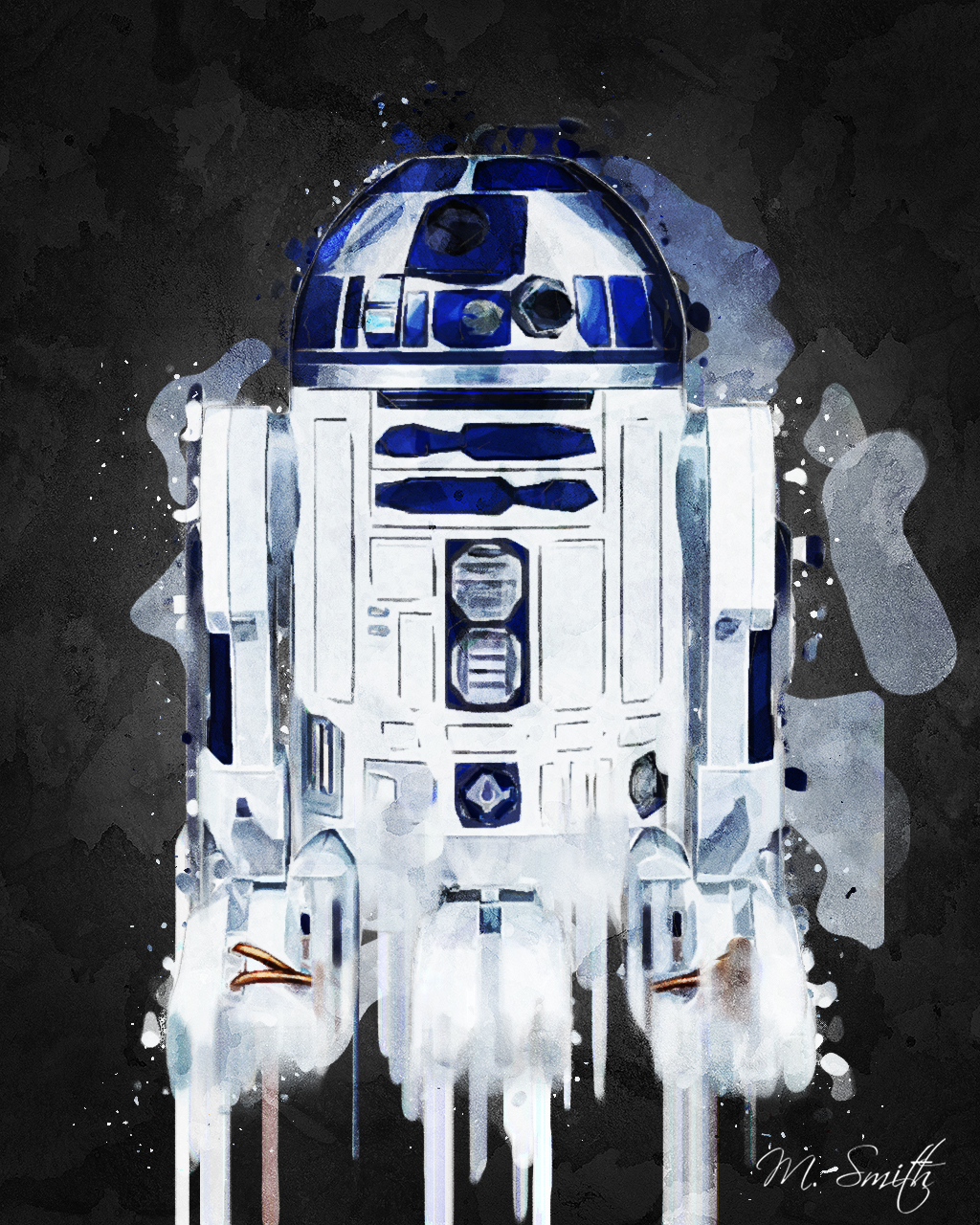 R2 Acrylic By Mike Smith