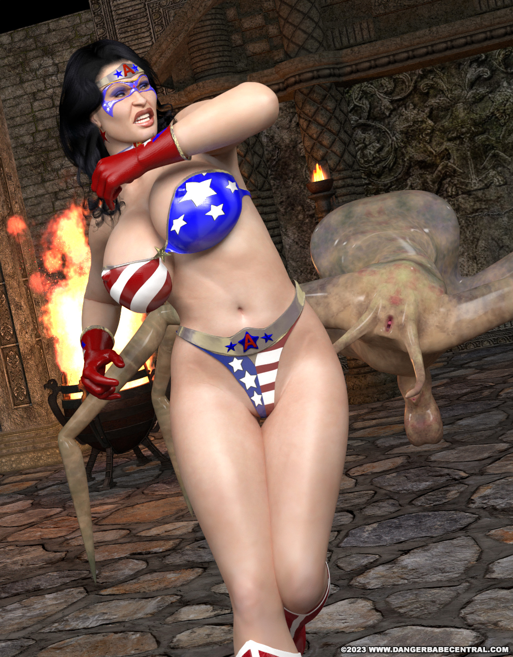 Ms Americana vs monster