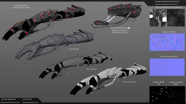 Nod Flamethrower model specs