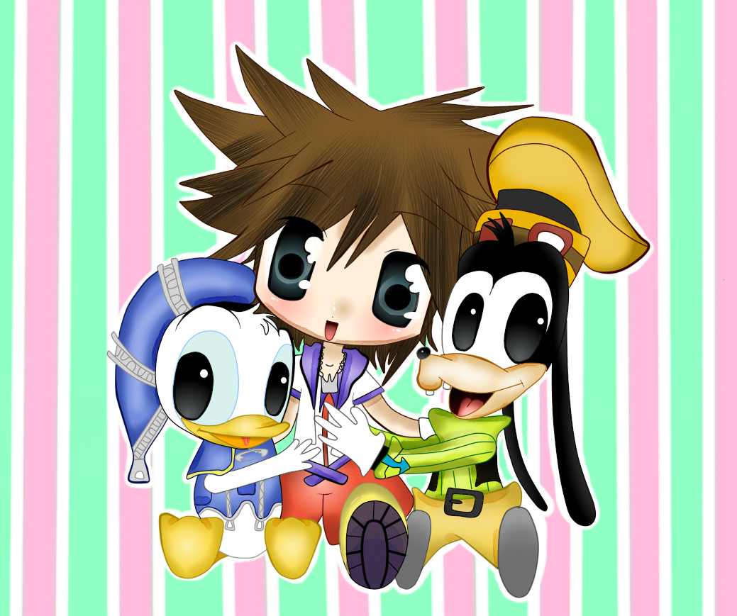 Chibi KH trio