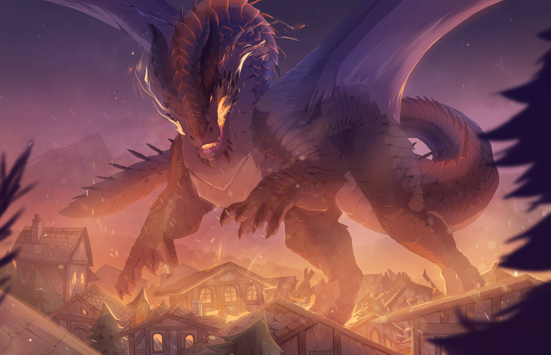 Dragon god by synderen