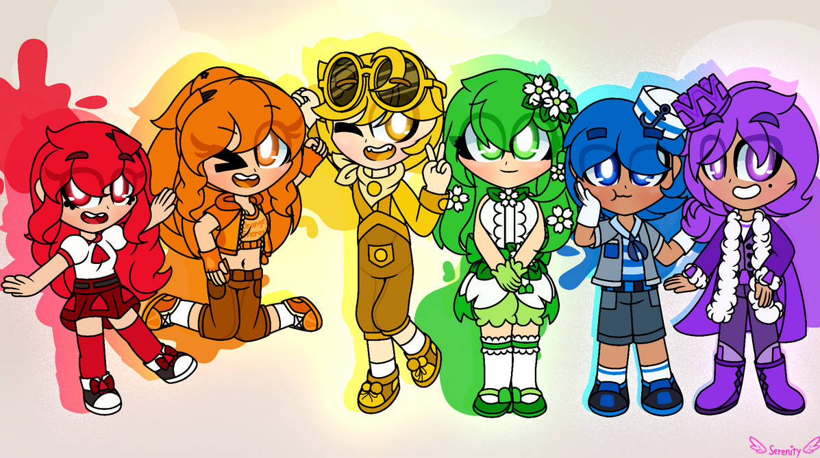 The Colourblocks As Humans Gijinkas By Serenityst by raqueldamaris2000 ...