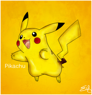 Pikachu Soft shading