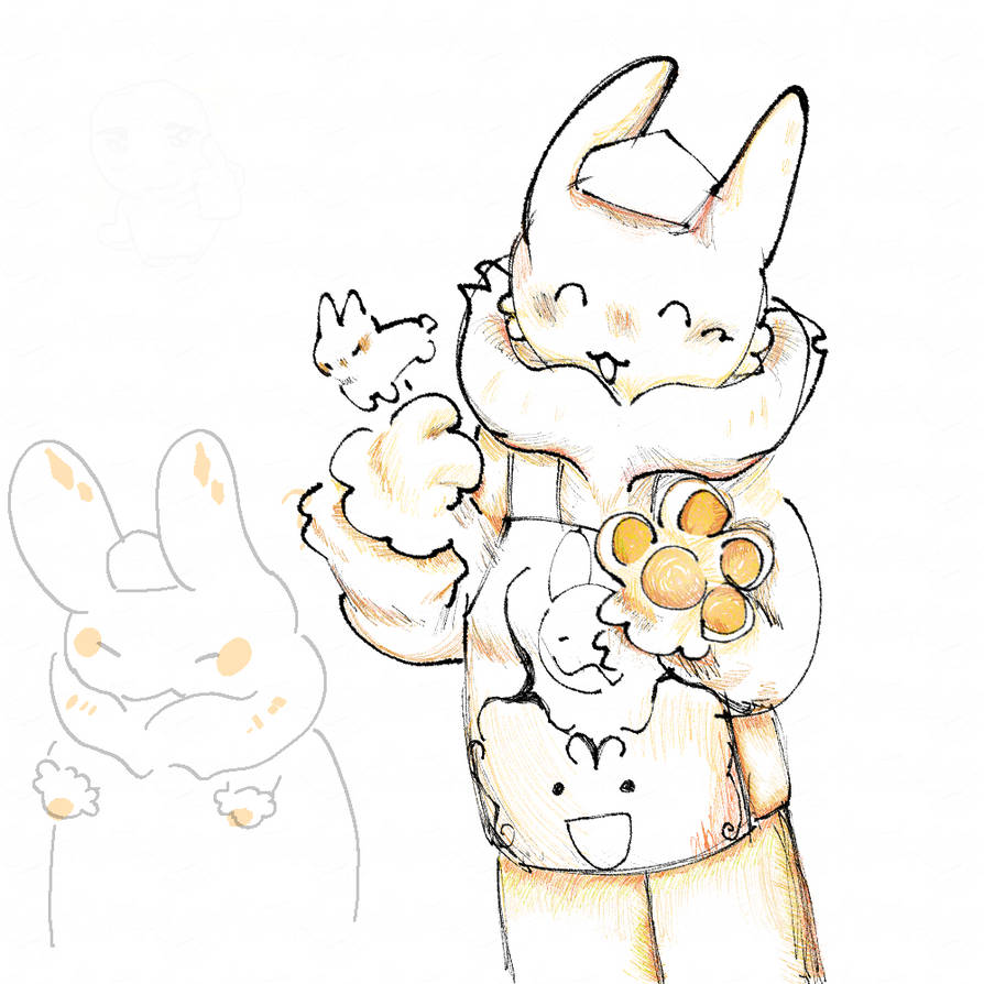 Gubby Rabbit Draw some gubby art !1!1 by ilovefoursomuch on DeviantArt