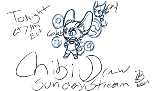 Sunday Live stream Chibi tonight at 7pm ENDED