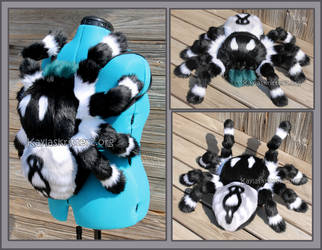 Bold Jumping Spider Plush backpack - Commission