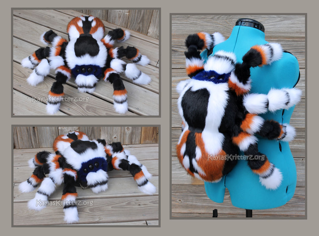 Blue Faced Jumping spider: Plushie Backpack by BlueWolfCheetah on DeviantArt