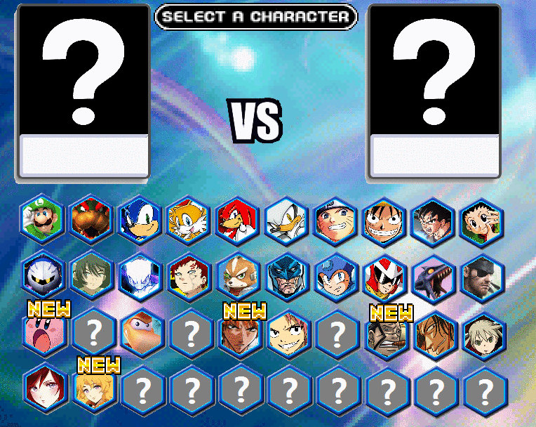 Character selection screen update by LK-sixtyfour on DeviantArt