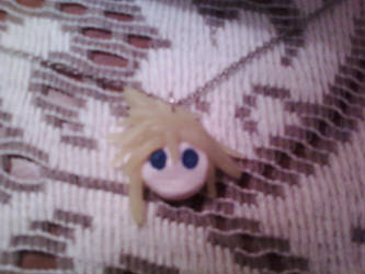 Cloud Strife Pendant by TionneDawnstar