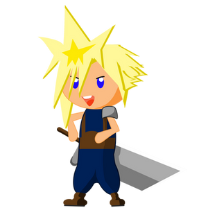 Cloud Strife Graphic