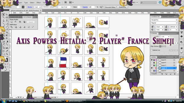 Hetalia: 2P France Shimeji Download