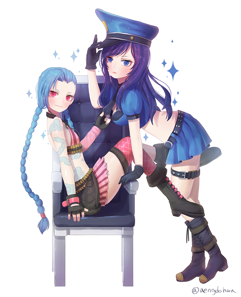 Jinx X Caitlyn By Cherryblosssomm On Deviantart Jinx X Caitlyn By Cherryblosssomm On Deviantart