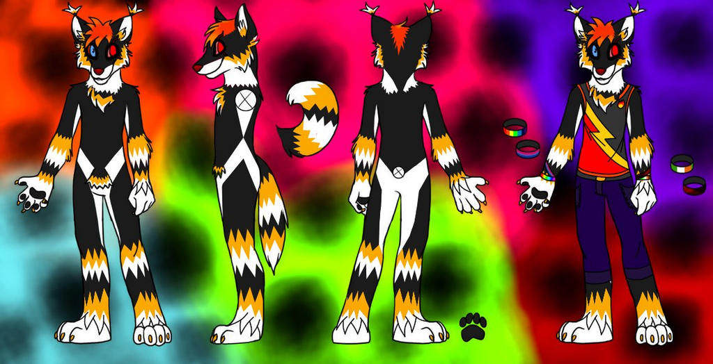 My Fursona Reference Sheet by ImImaginative on DeviantArt