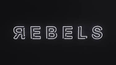 REBELS - 3D Neon sign