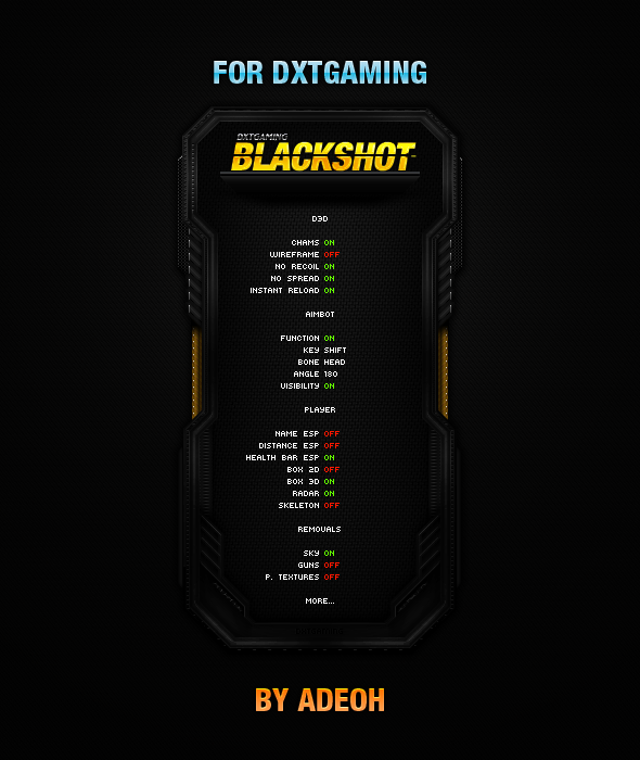 Blackshot Menu