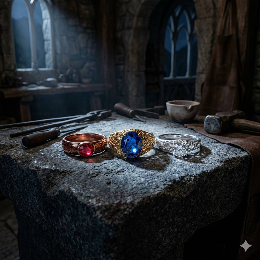 Elf Rings Three Elven Rings by Debba59 on DeviantArt