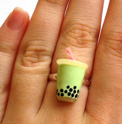 Green Boba Tea Ring