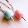 Carnival Cotton Candy Necklace