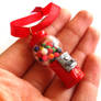 Miniature Gumball Machine Christmas Ornament