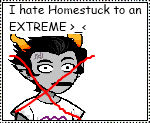 anti Homestuck stamp