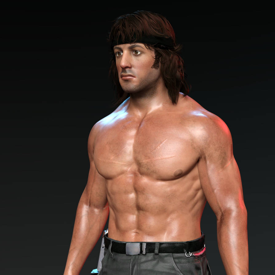 Rambo new head 2 by Xialiubei on DeviantArt