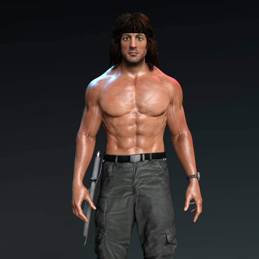 Rambo new head by Xialiubei on DeviantArt