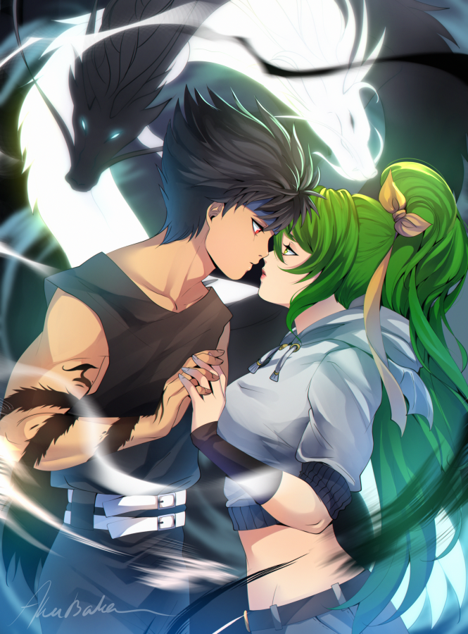 Yu Yu Hakusho - Kurama and Hiei by h-kaix on @DeviantArt