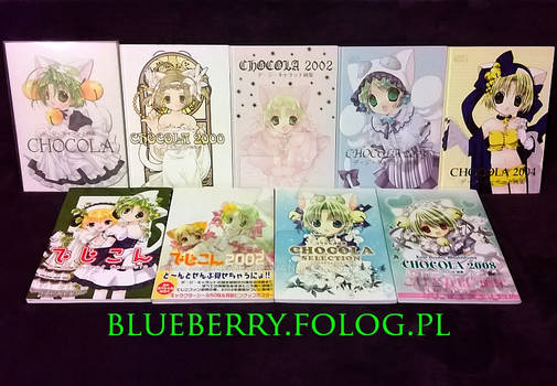 Di Gi Charat Chocola Artbooks Collection