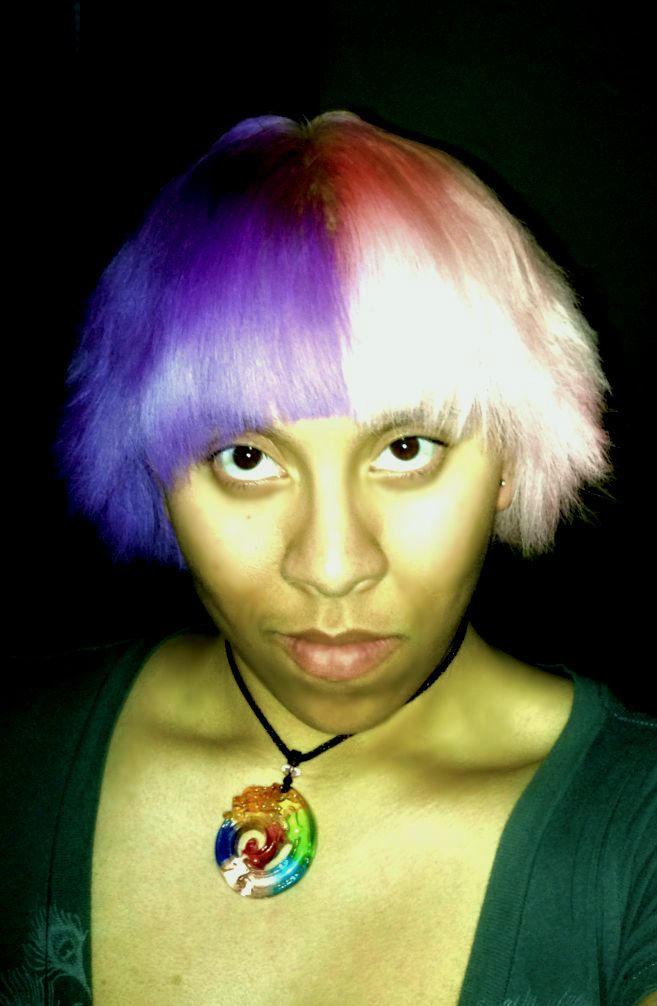 Half Pink And Half Purple Hair By Artnoobly On Deviantart Half Pink And Half Purple Hair By Artnoobly On Deviantart