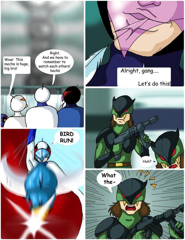 Gatchaman Deviantart Gatchaman comic page 2 by trideegurl2 on DeviantArt