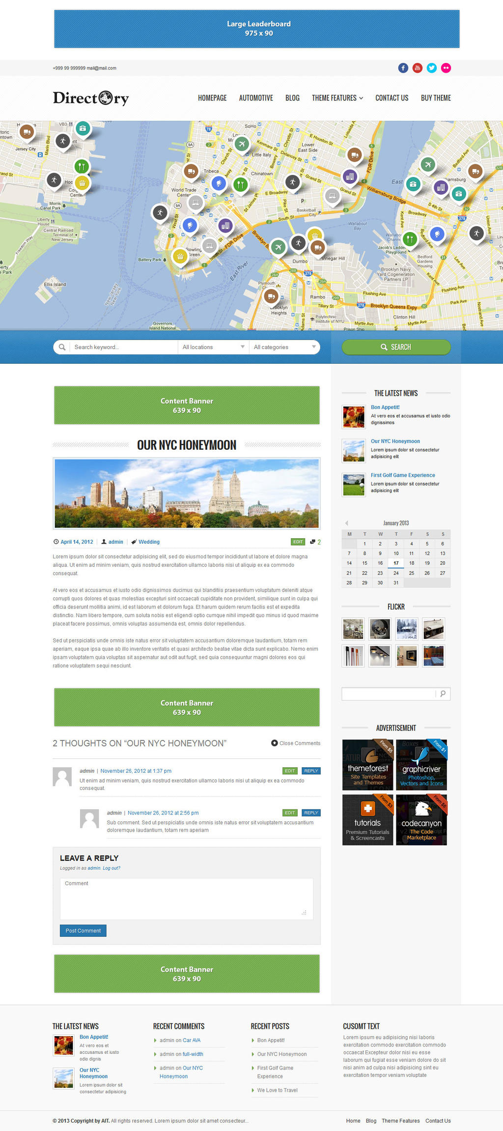 Directory Portal WordPress Theme