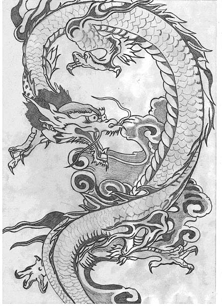 Traditional Japanese Dragon