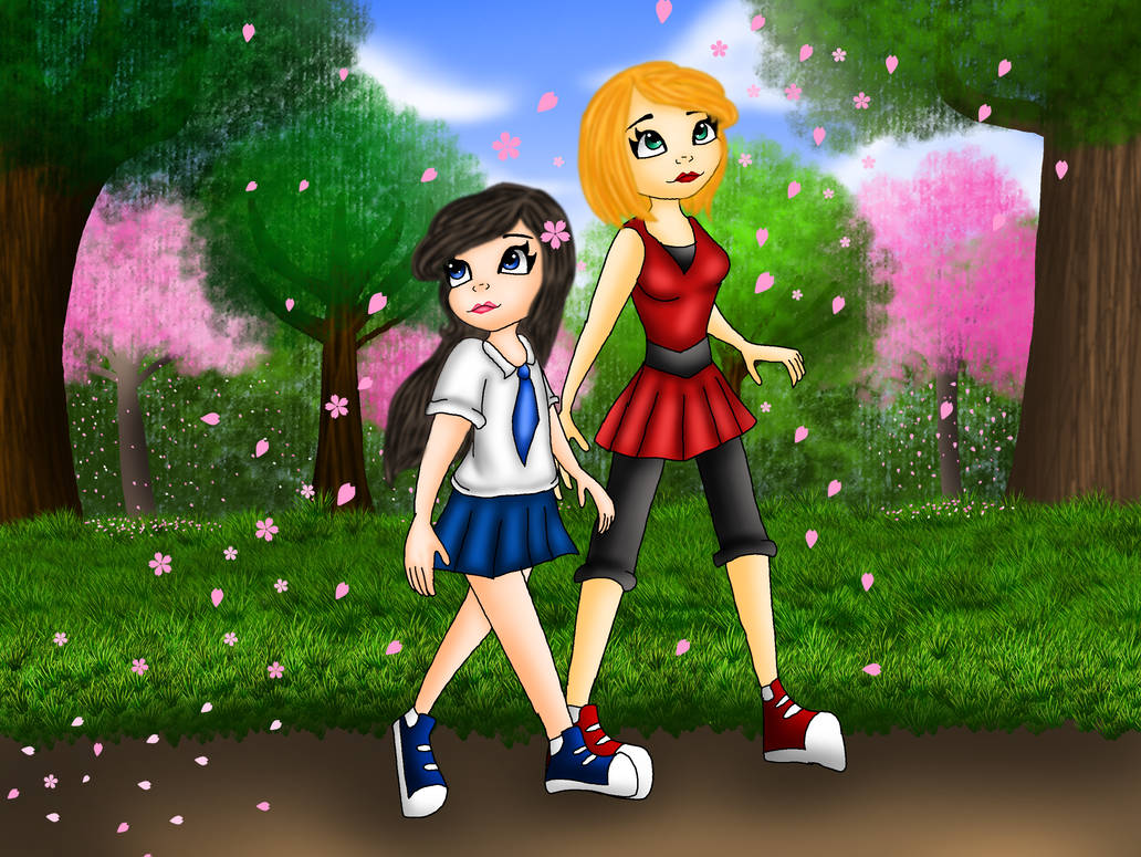 A nice walk in the park by KurlyWurls on DeviantArt