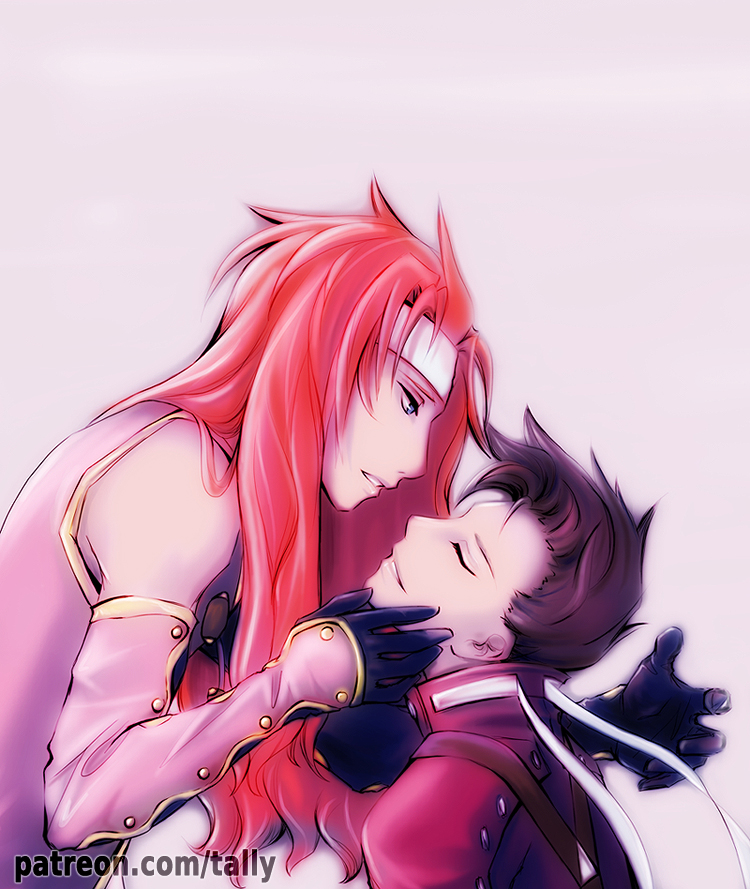 Zelos x Lloyd by tallydraws