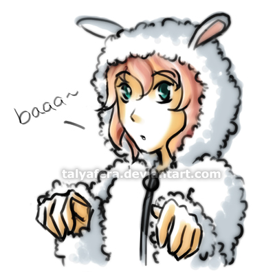 Baaa by tallydraws