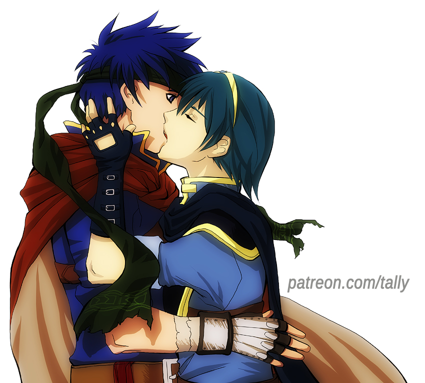 Marth on Ike by tallydraws