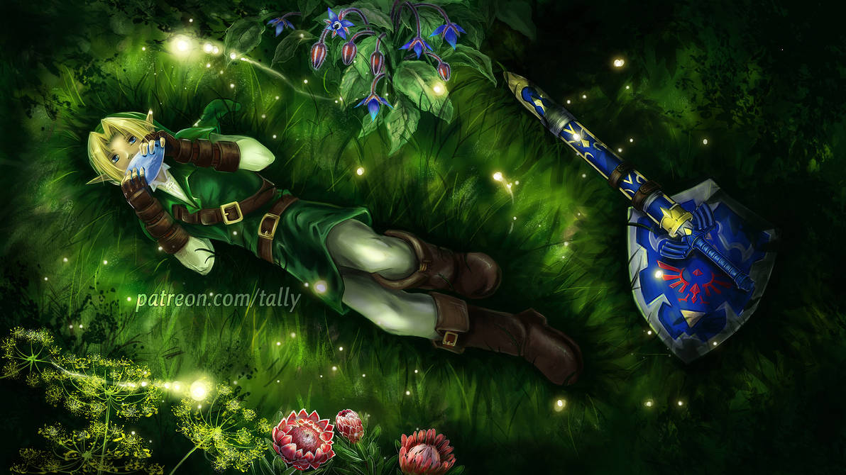 Minuet of Forest - Wallpaper by tallydraws